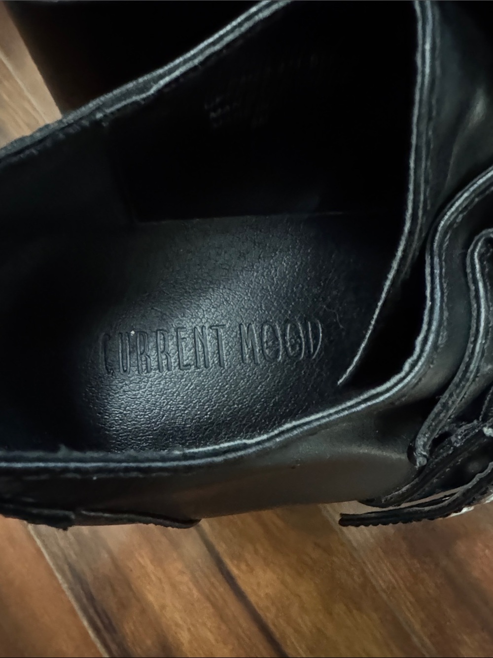 Current Mood Platform Lug Sole Mary Jane Shoes - Black - Picture 5 of 5